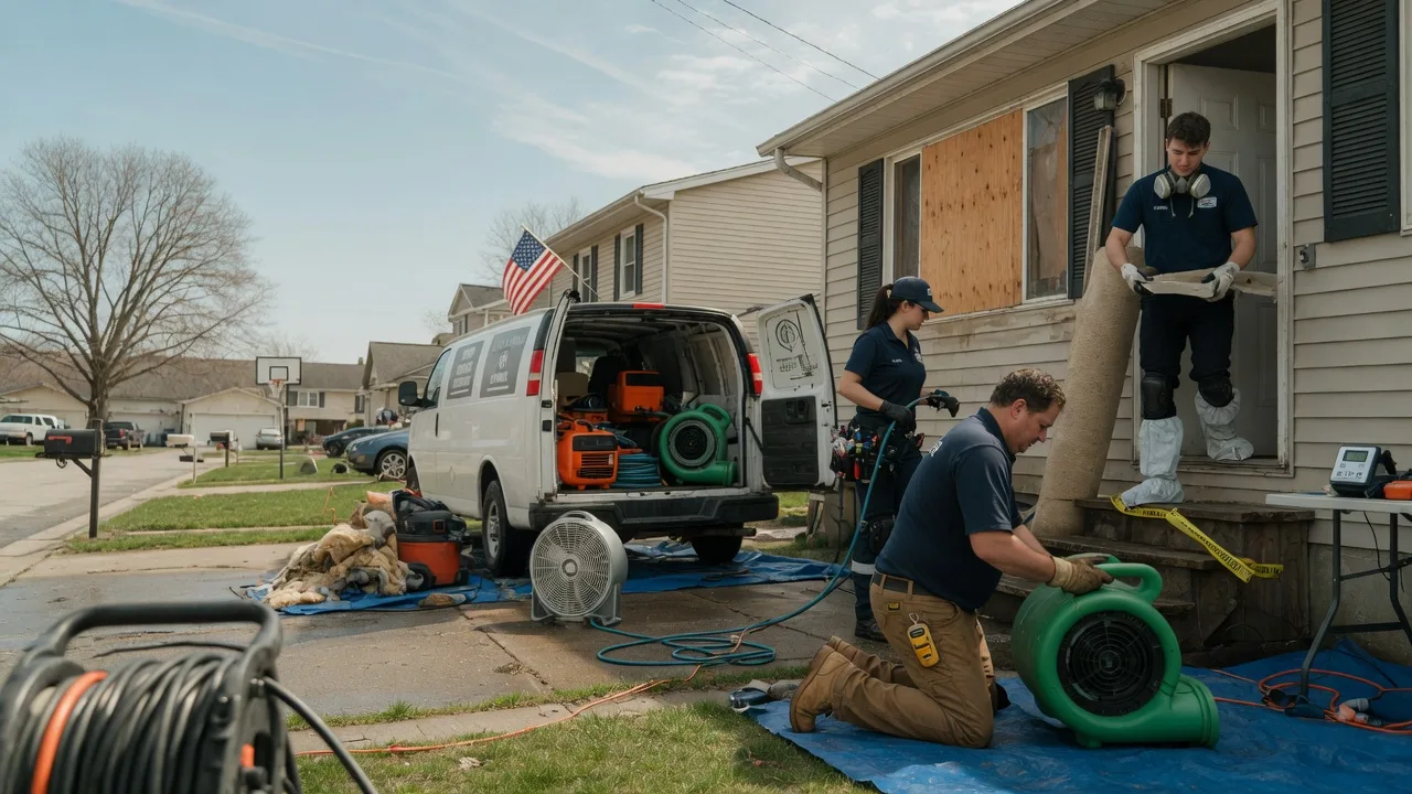 Water Damage Restoration in Lomax, IL near me